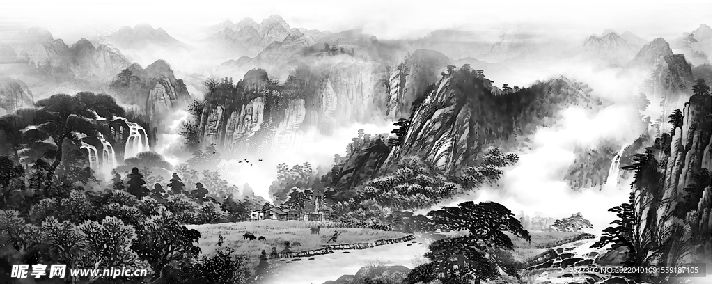 国画山水