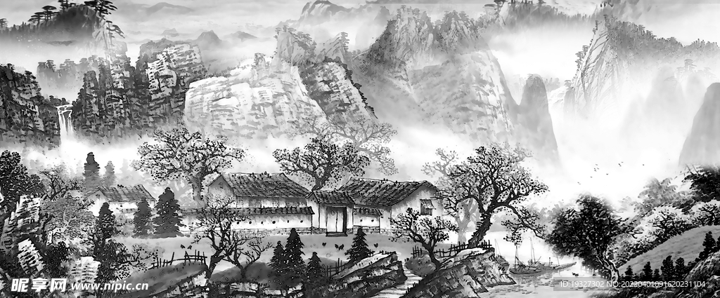 水墨画