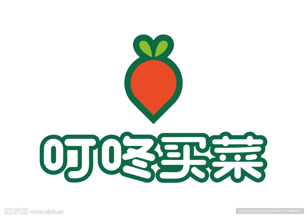 叮咚买菜 标志 LOGO