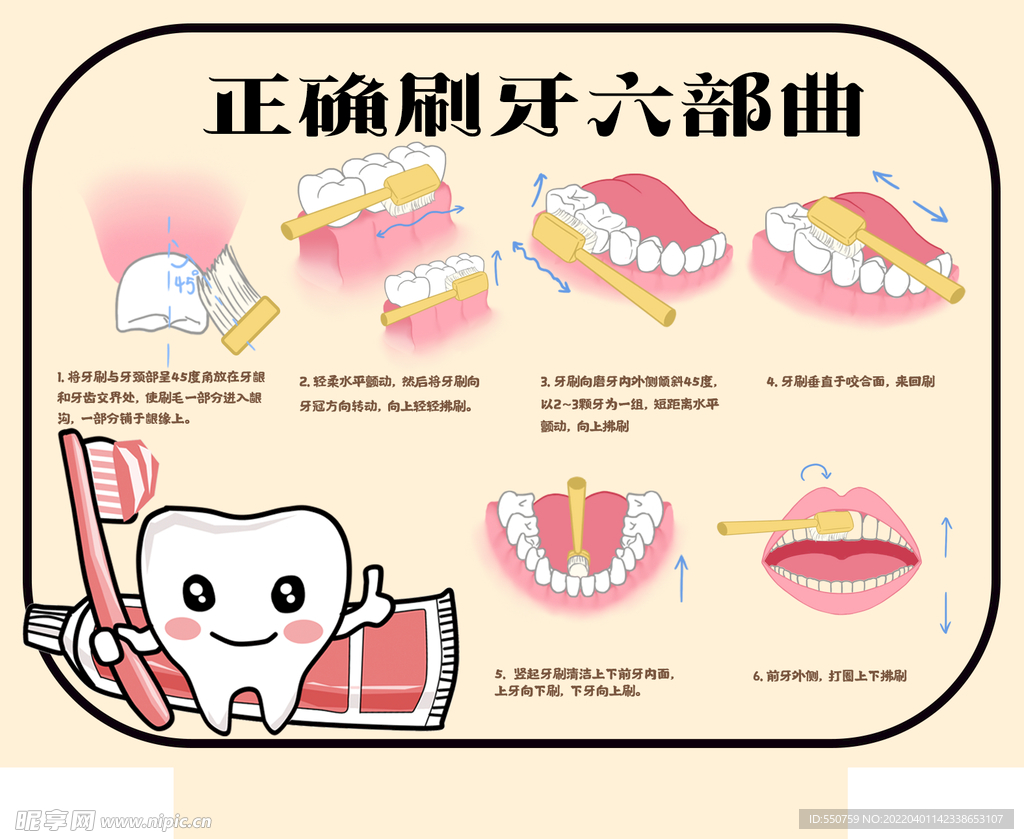 刷牙六步曲 超市店教