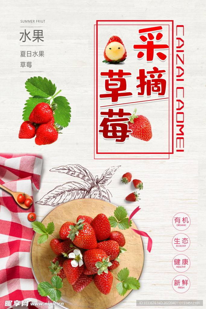 草莓采摘