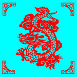 龙剪纸