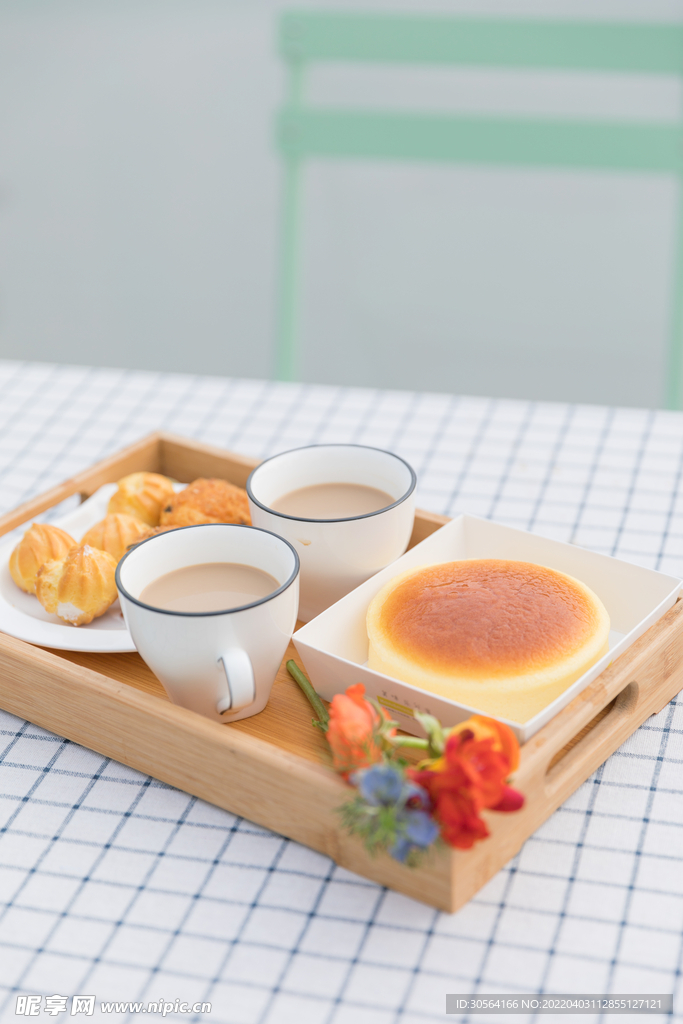 早餐面包美食