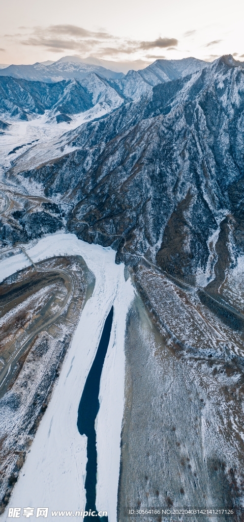 户外雪山自然山脉