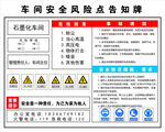 车间安全风险告知牌