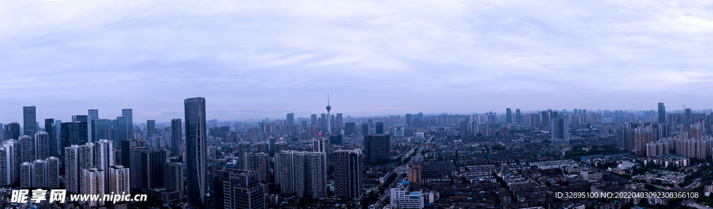 成都城市全景