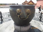 故宫鎏金大铜缸