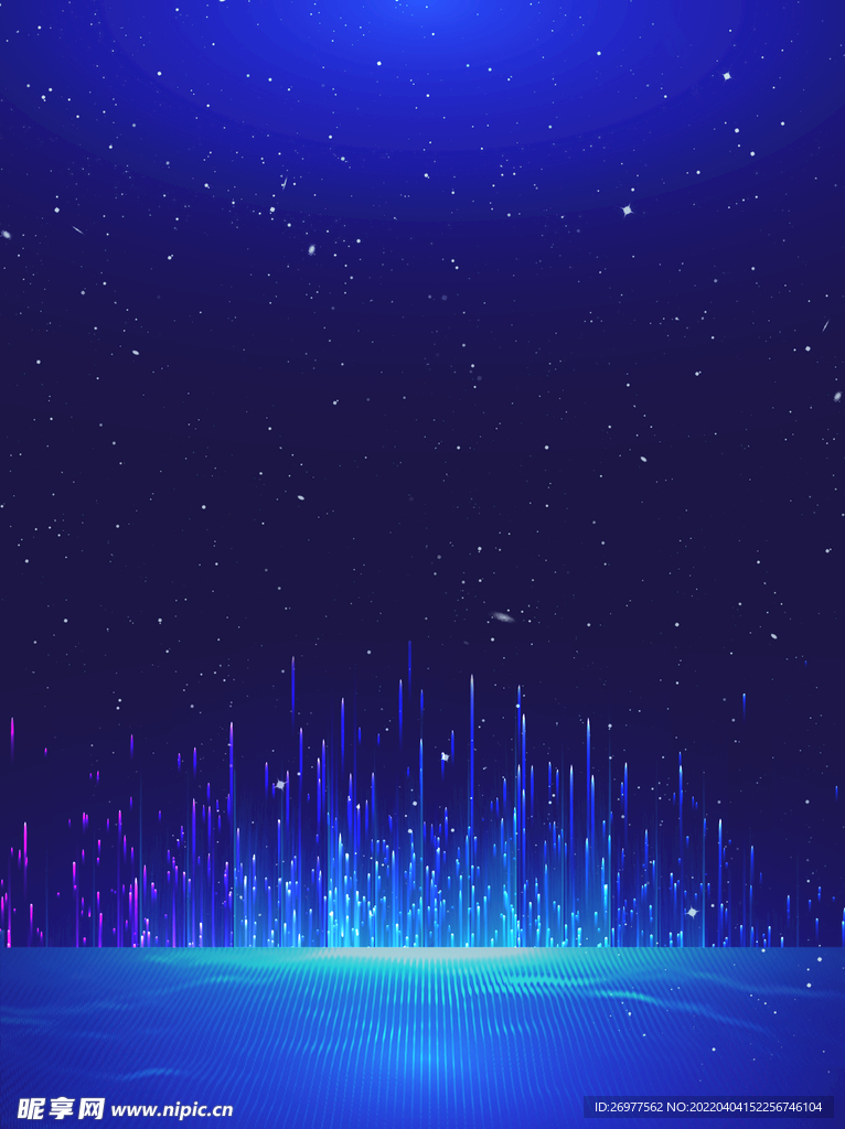 蓝色科技背景