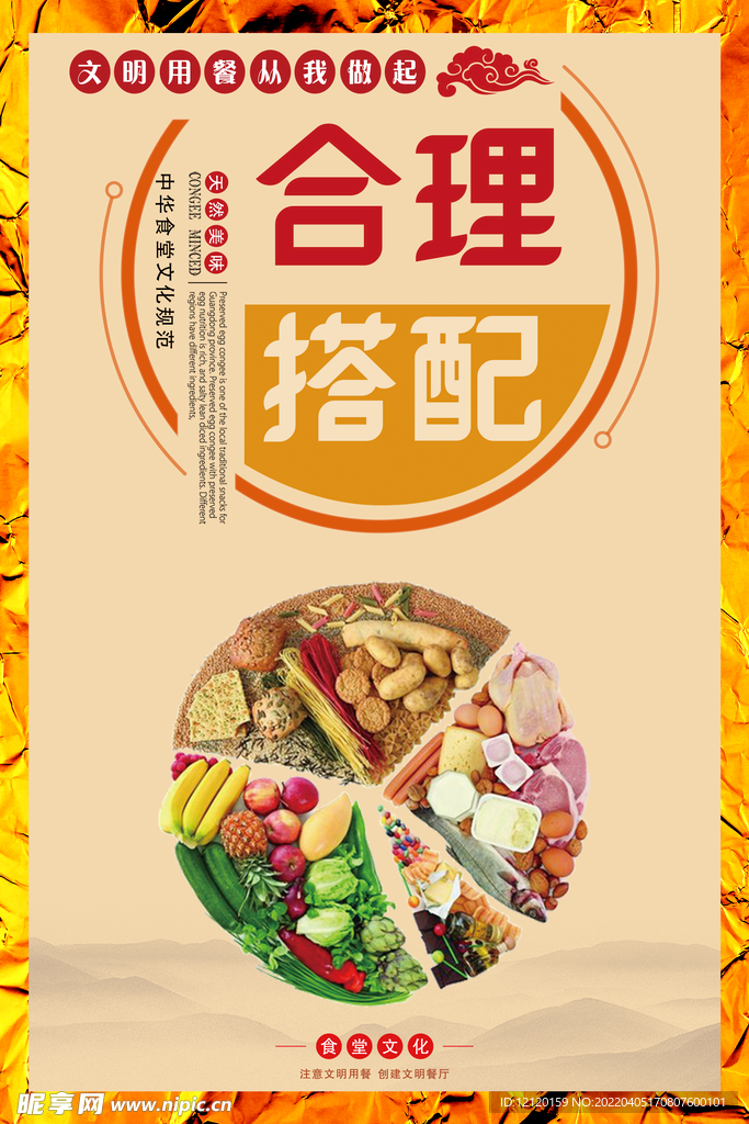 中国校园文化食堂文化合理搭配