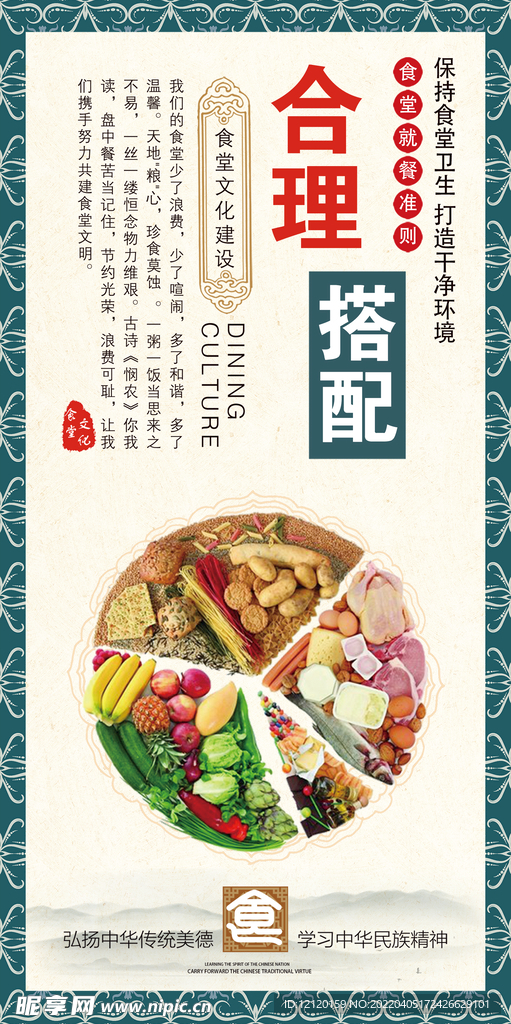 中国校园文化食堂文化合理搭配