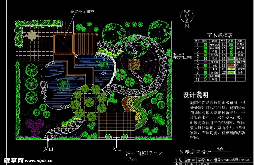 庭院平面