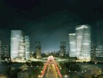 商业大楼夜景效果
