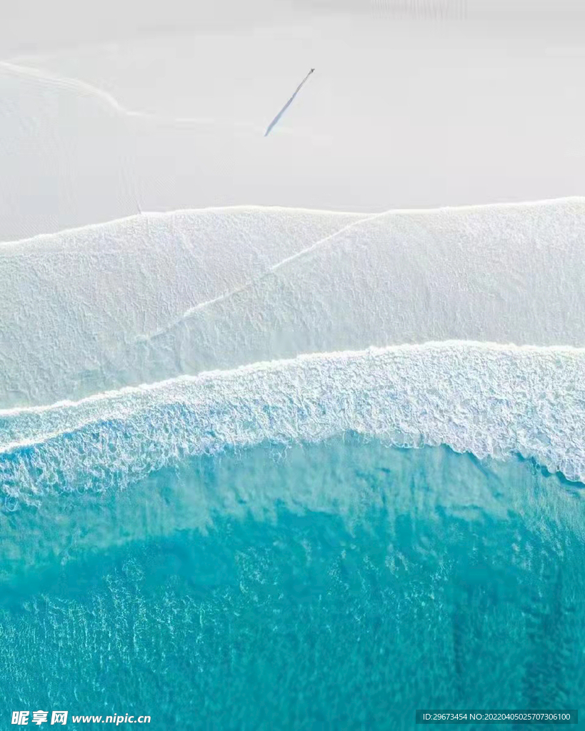 烂漫 海滩 蓝色 纯净 风景 