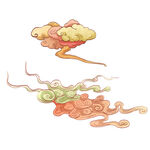 七夕节中式祥云朵中秋国庆重阳古