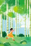立春插画图片