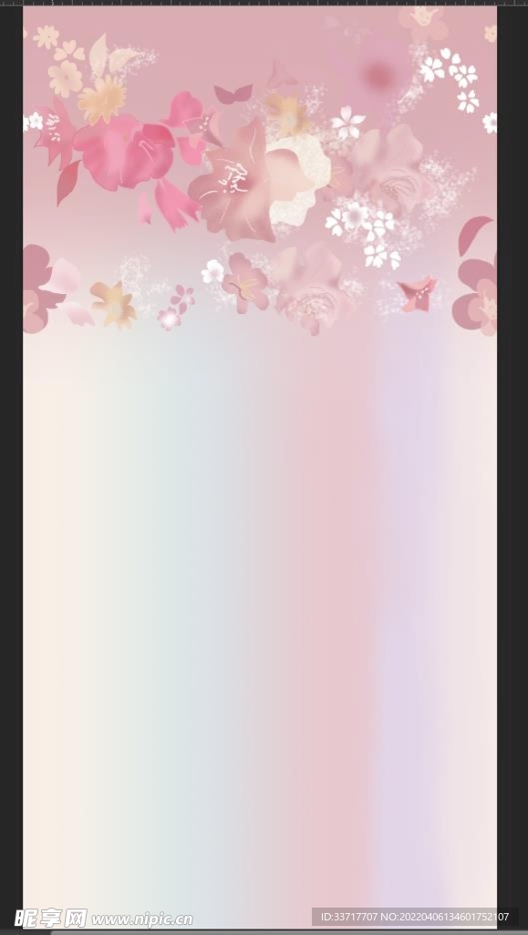 手绘 花 