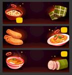 越南美食插画