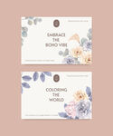 水彩文艺花卉卡片