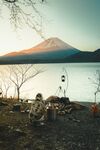 露营富士山壁纸
