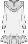 服装素描线稿