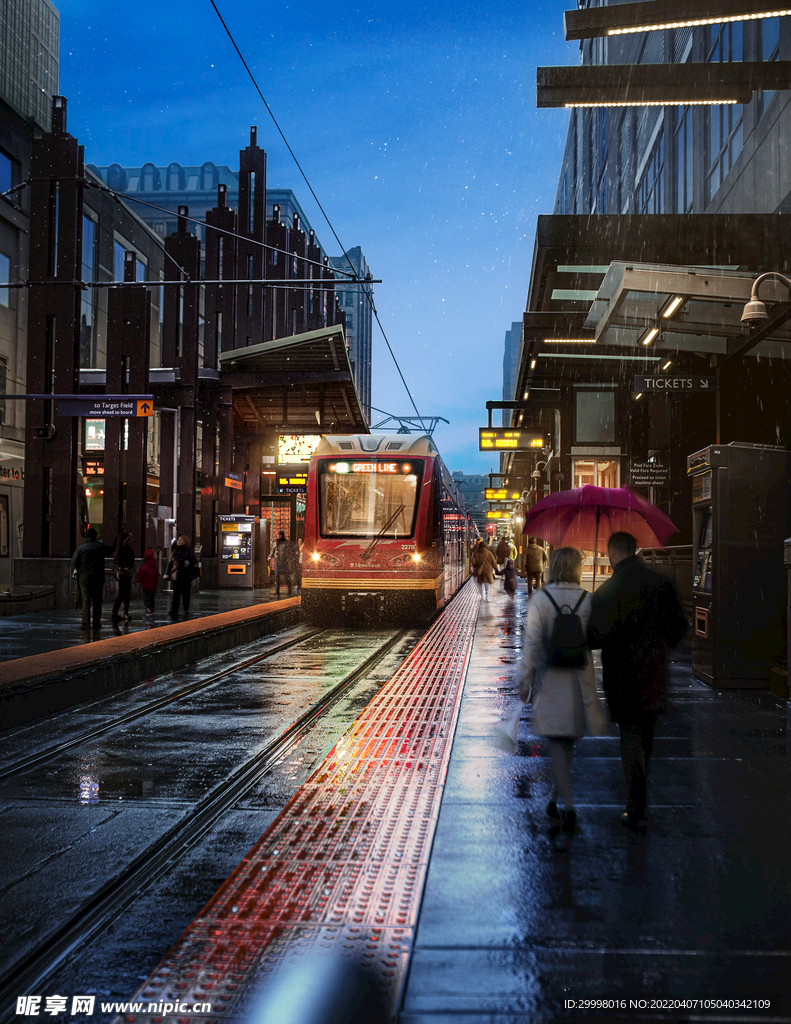 雨后街景