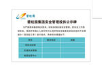 安全管理投拆公示牌  