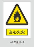 当心火灾