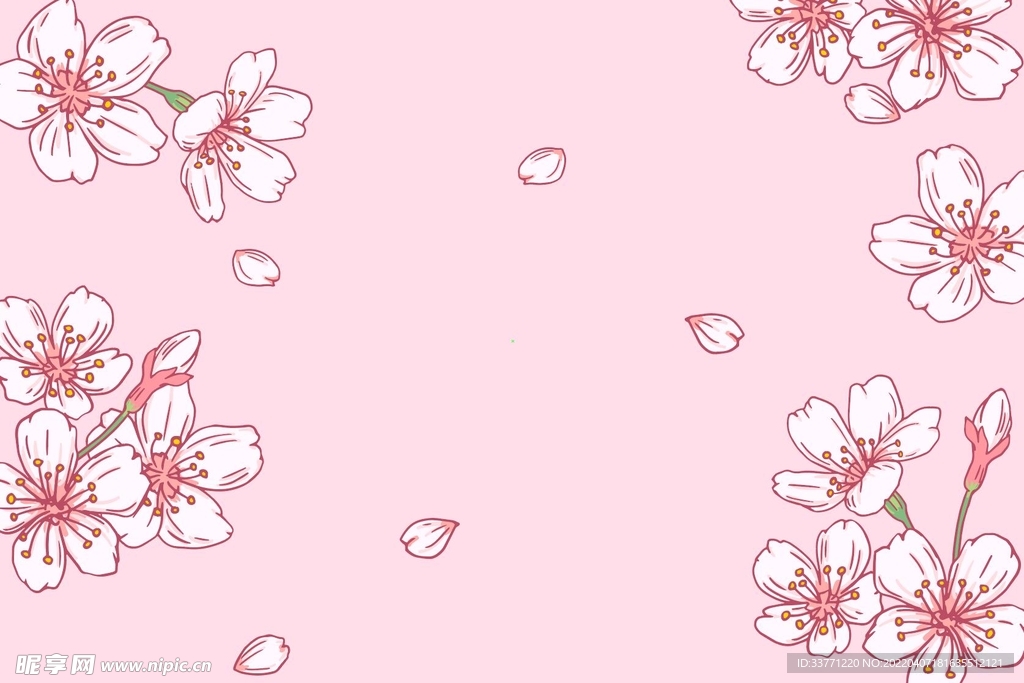 唯美粉色桃花