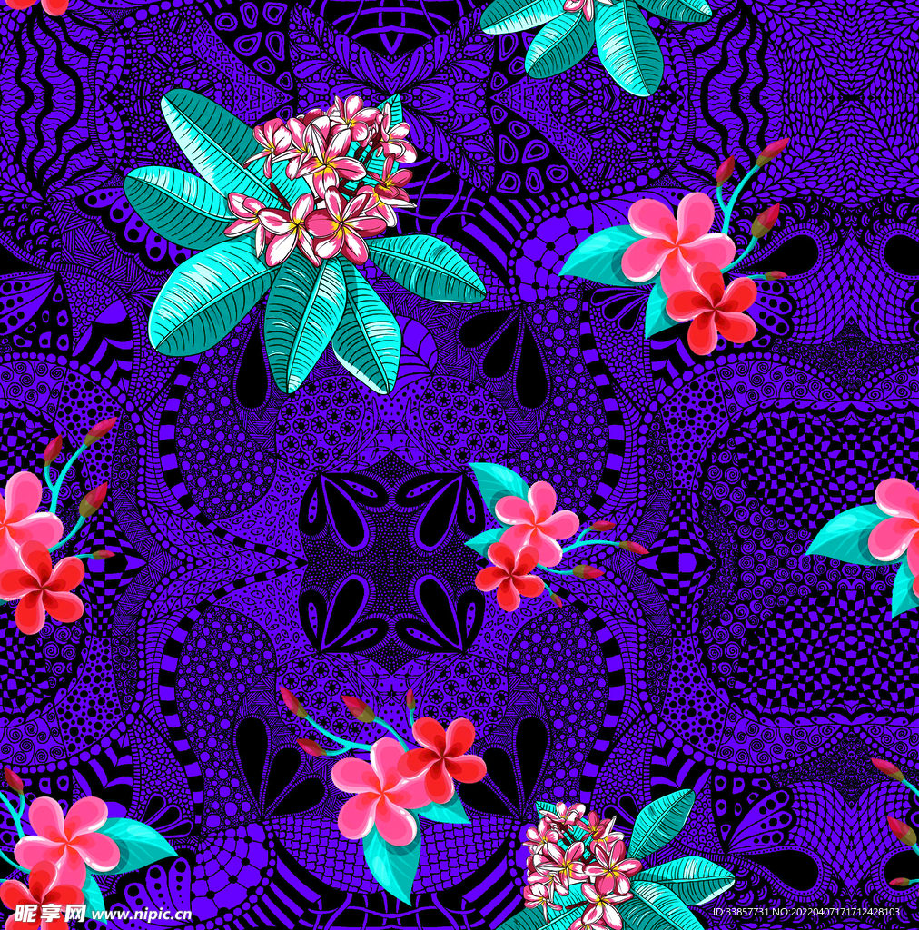 几何 花