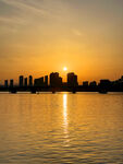 江景夕阳
