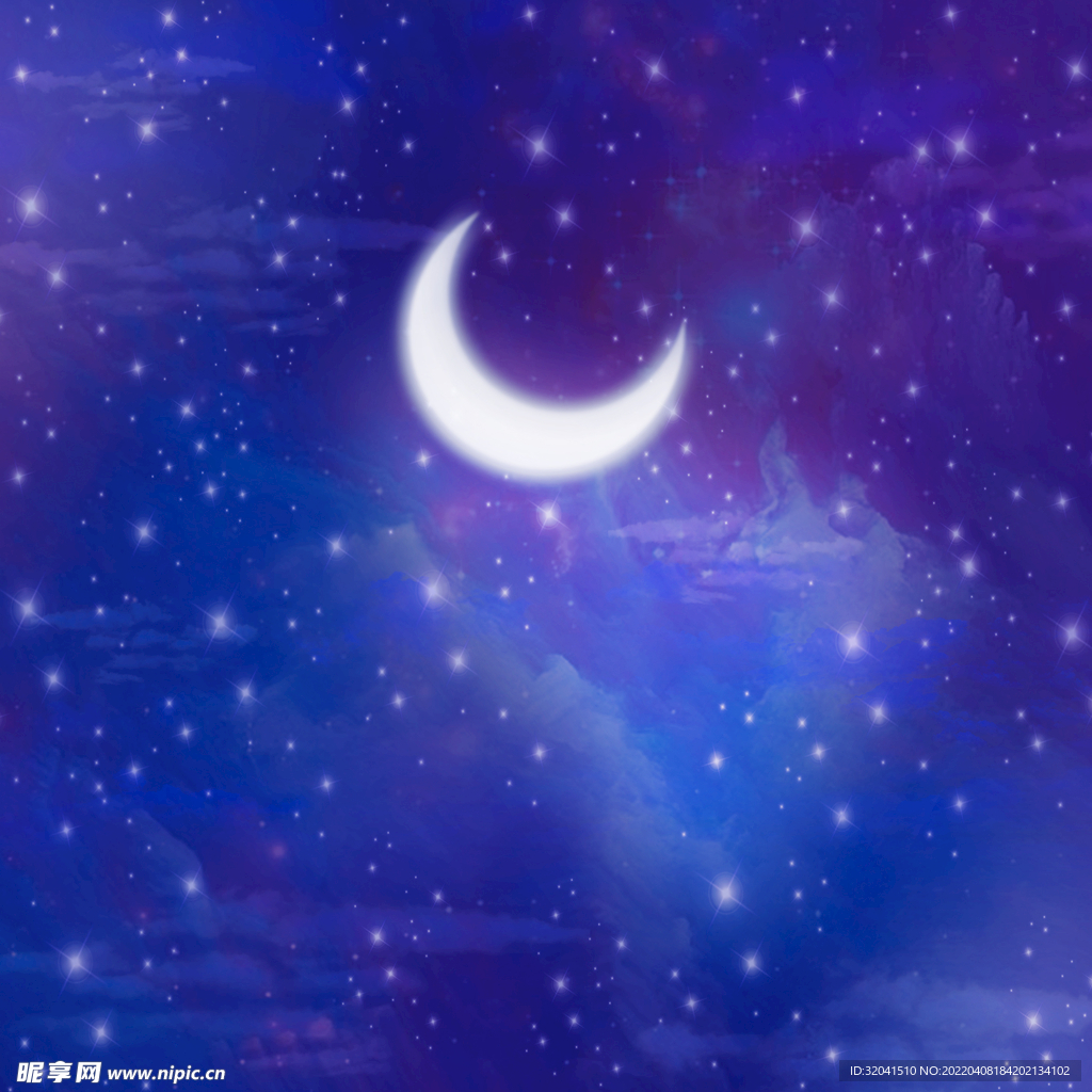 夜空 星空 夜色图片