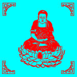 佛祖剪纸