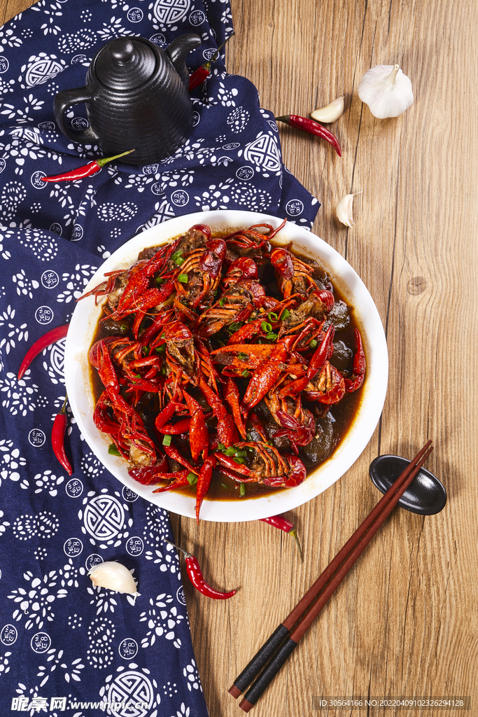 麻辣小龙虾美食