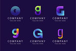 立体渐变logo