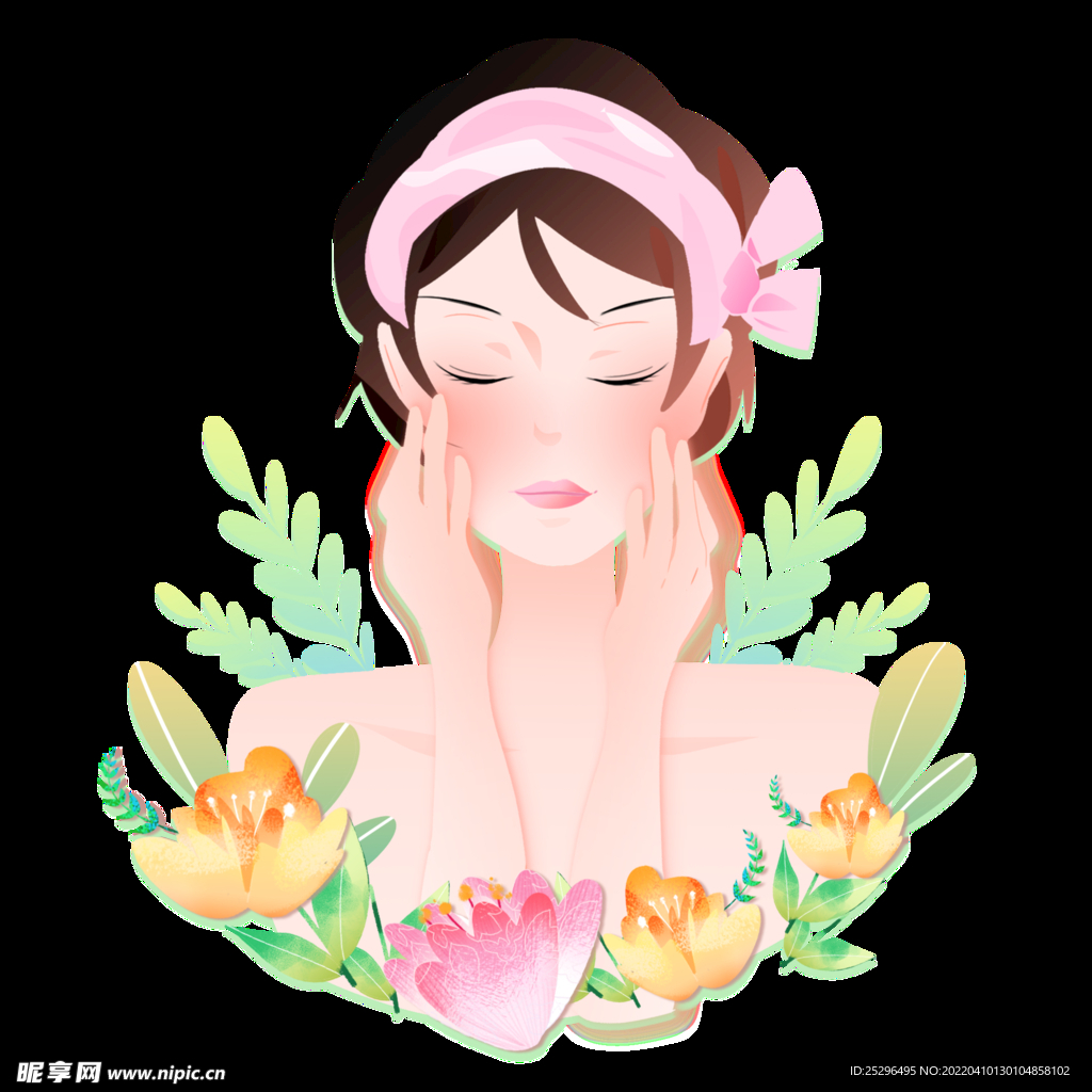美容插画