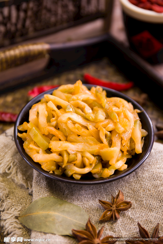 榨菜下饭菜美食