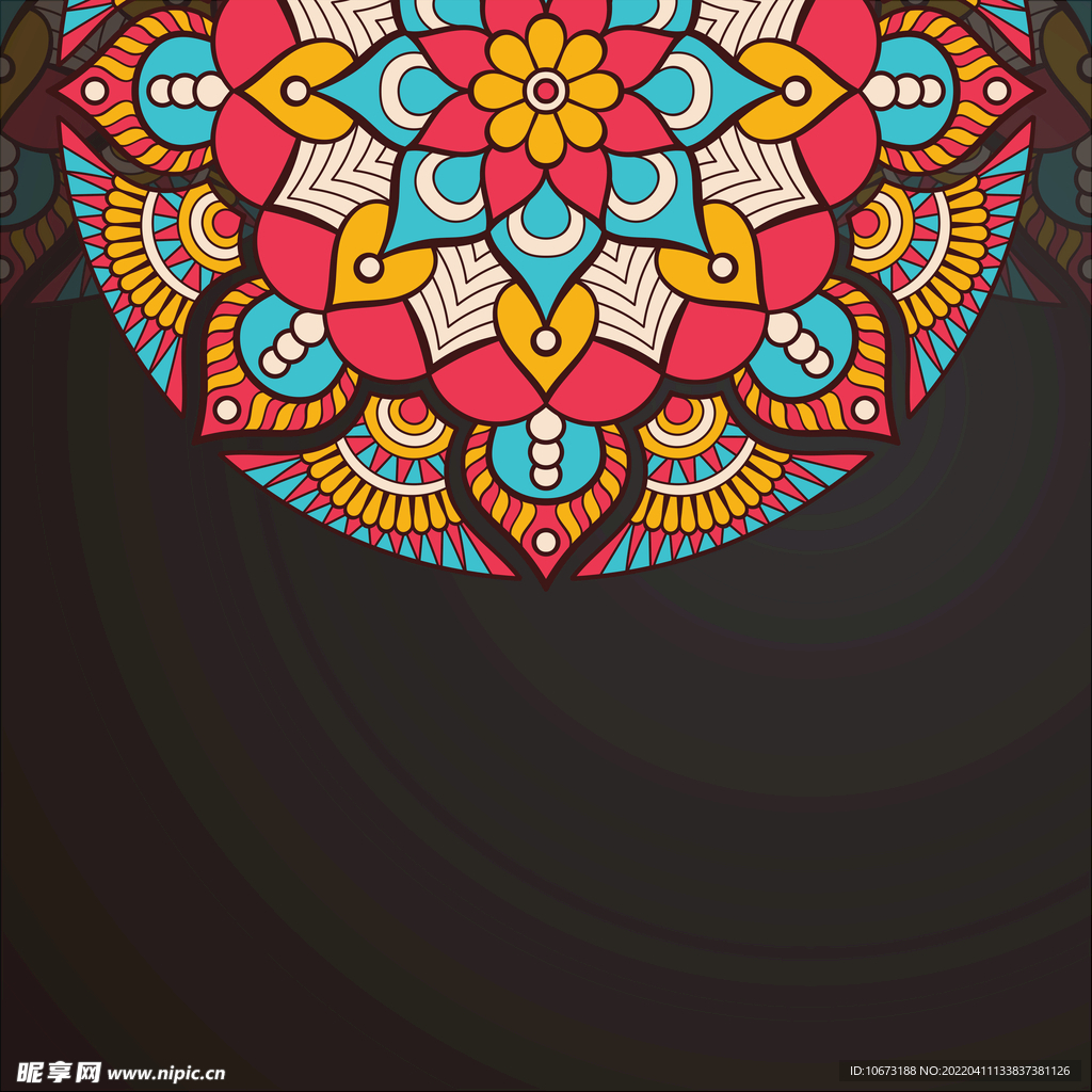 欧式花纹背景