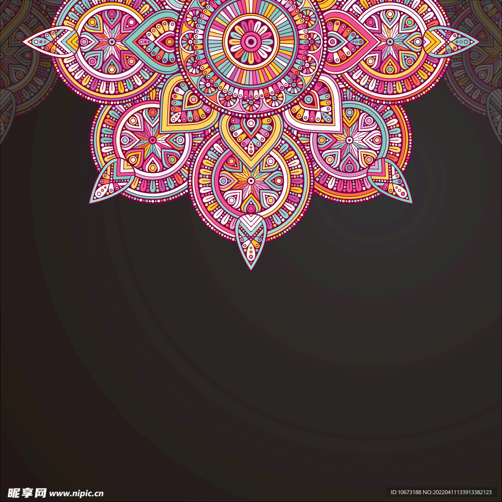 欧式花纹背景