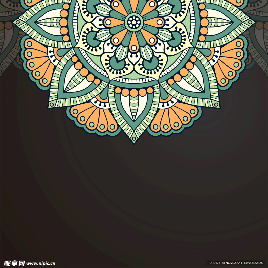欧式花纹背景