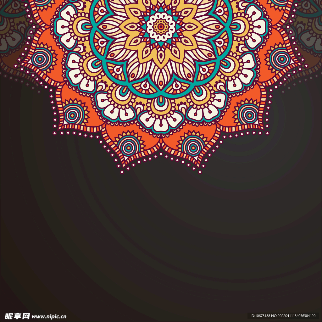 欧式花纹背景