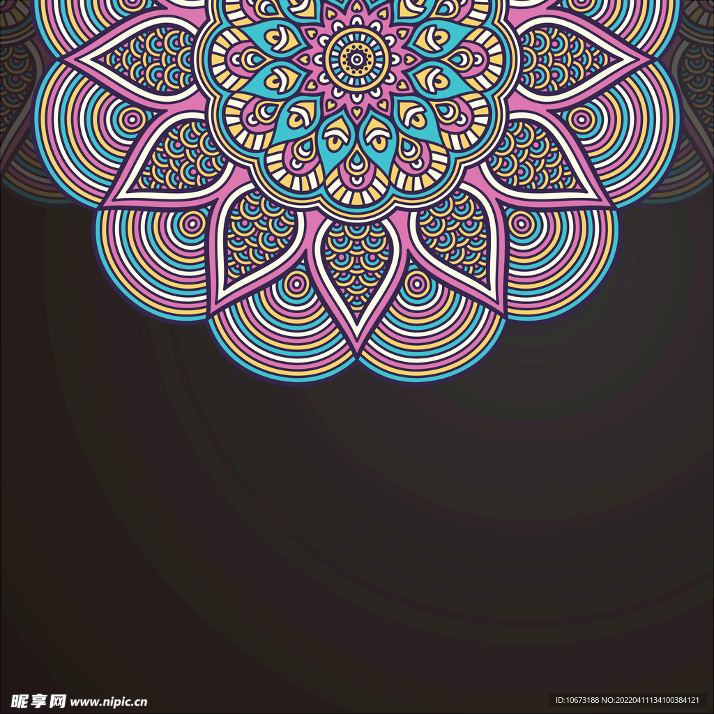 欧式花纹背景