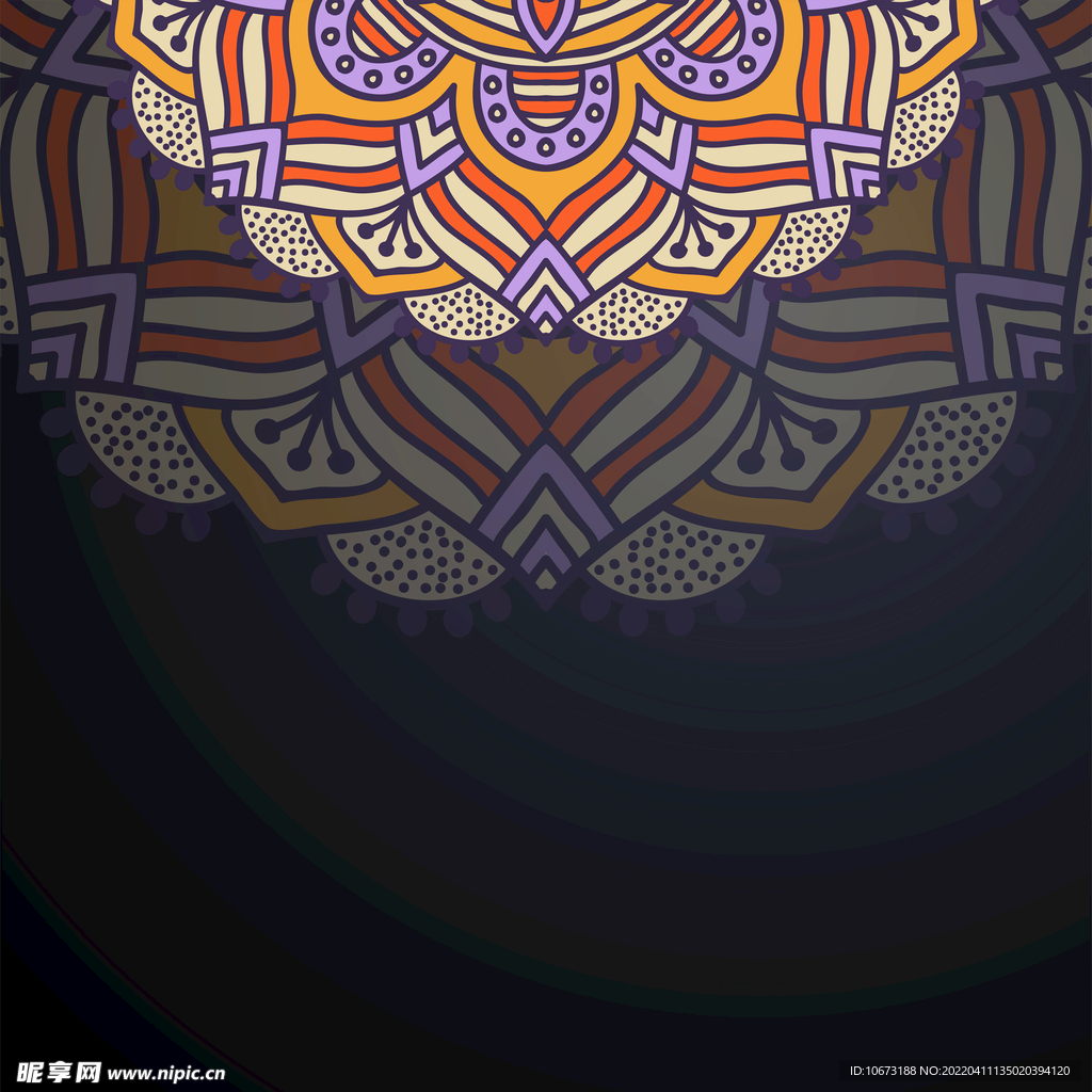  欧式花纹背景 