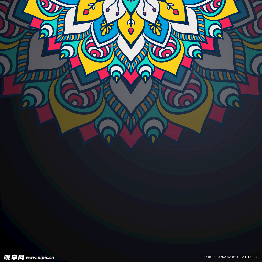  欧式花纹背景 