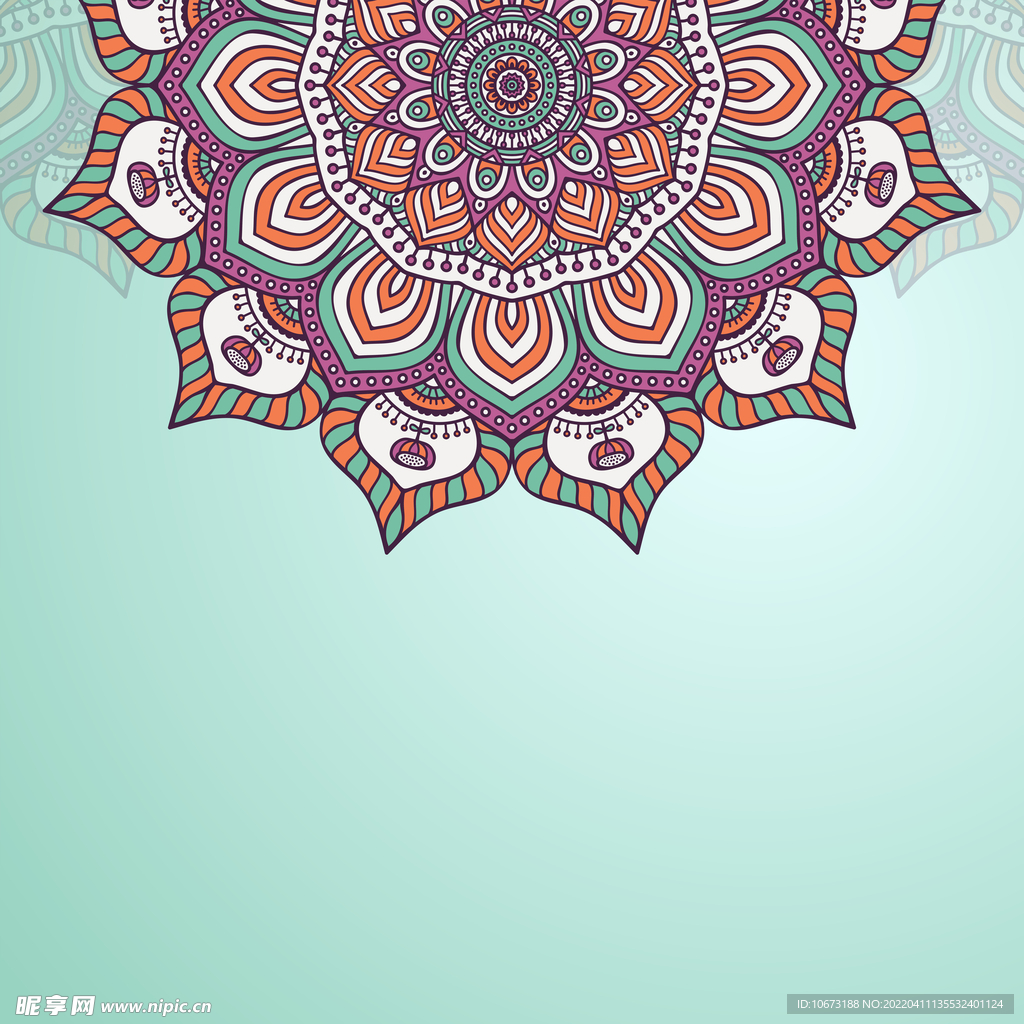  欧式花纹背景 