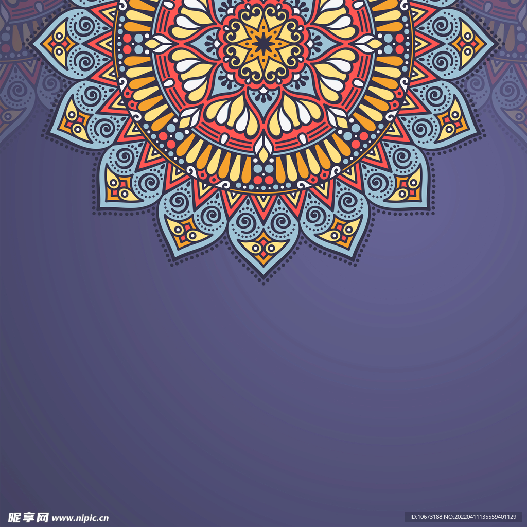  欧式花纹背景 