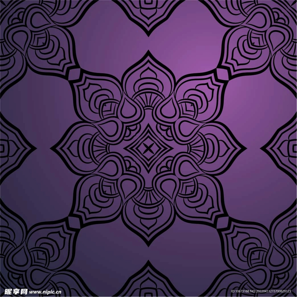 紫色花纹背景