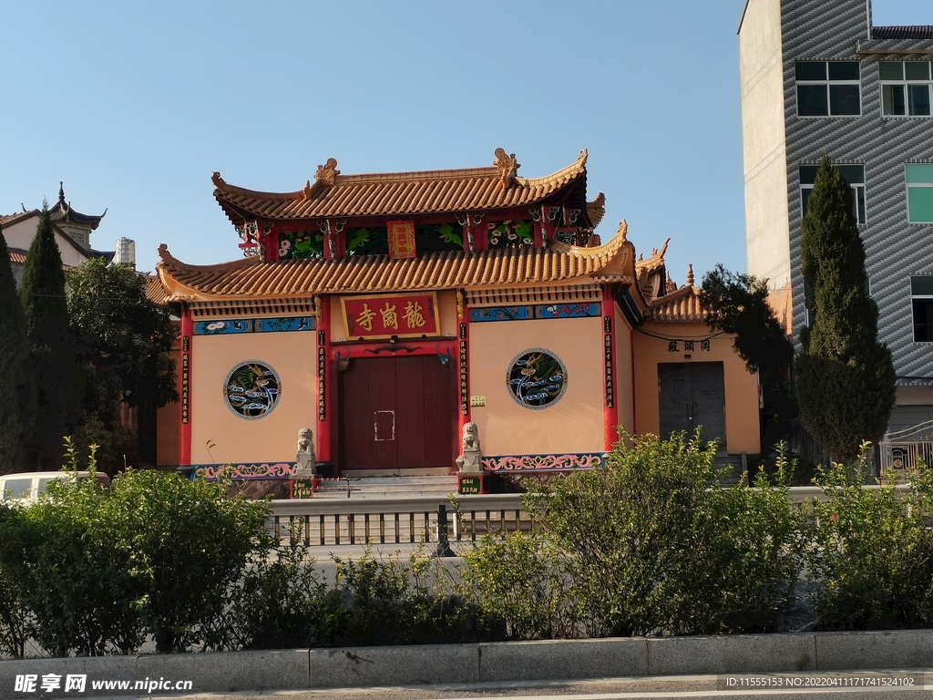 复古 古建筑寺庙楼阁背景