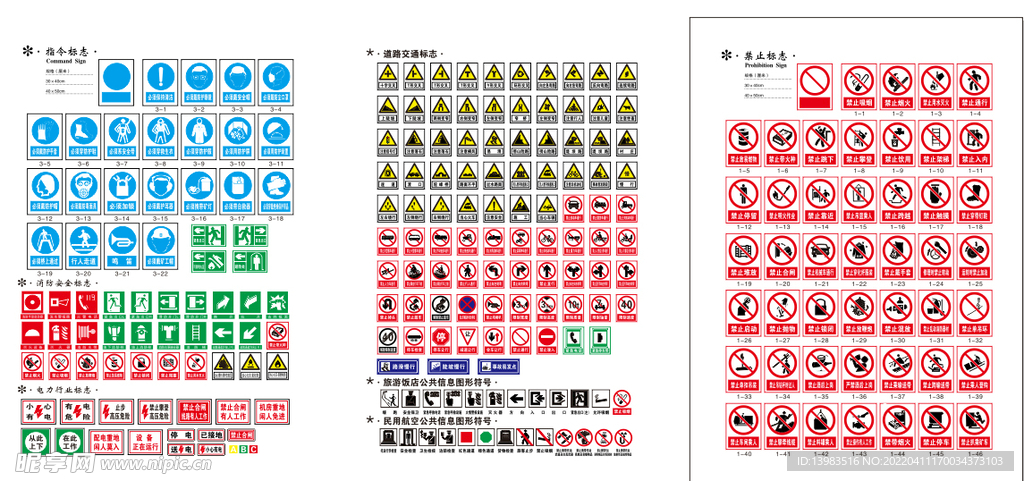 警示标志大全 