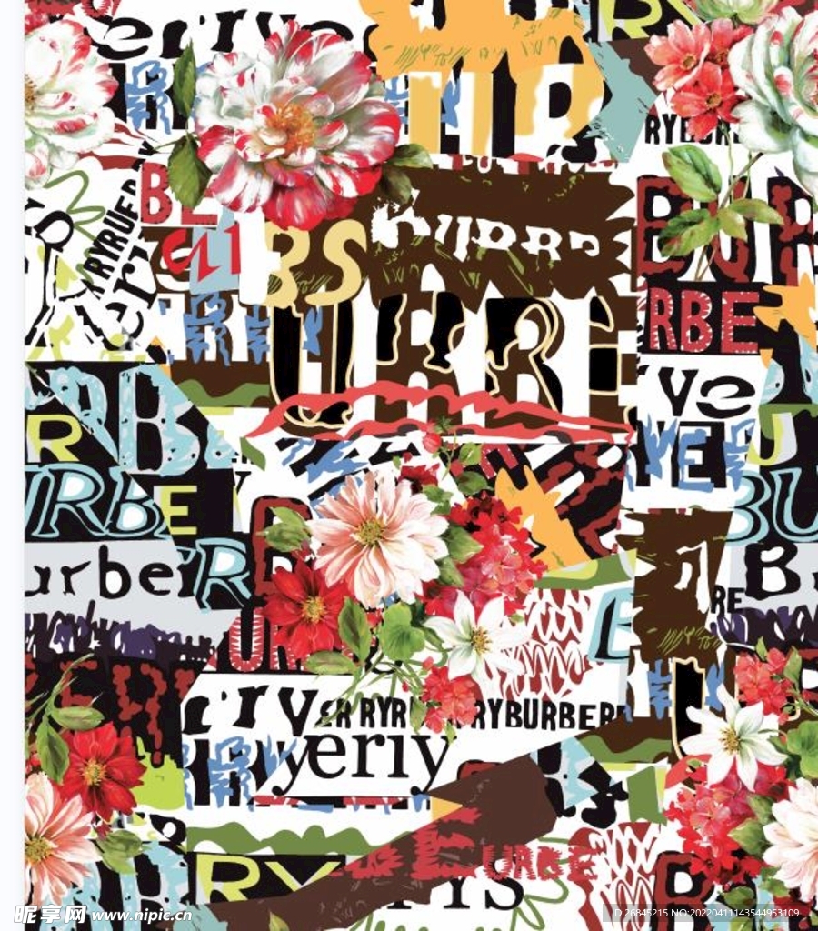字母花