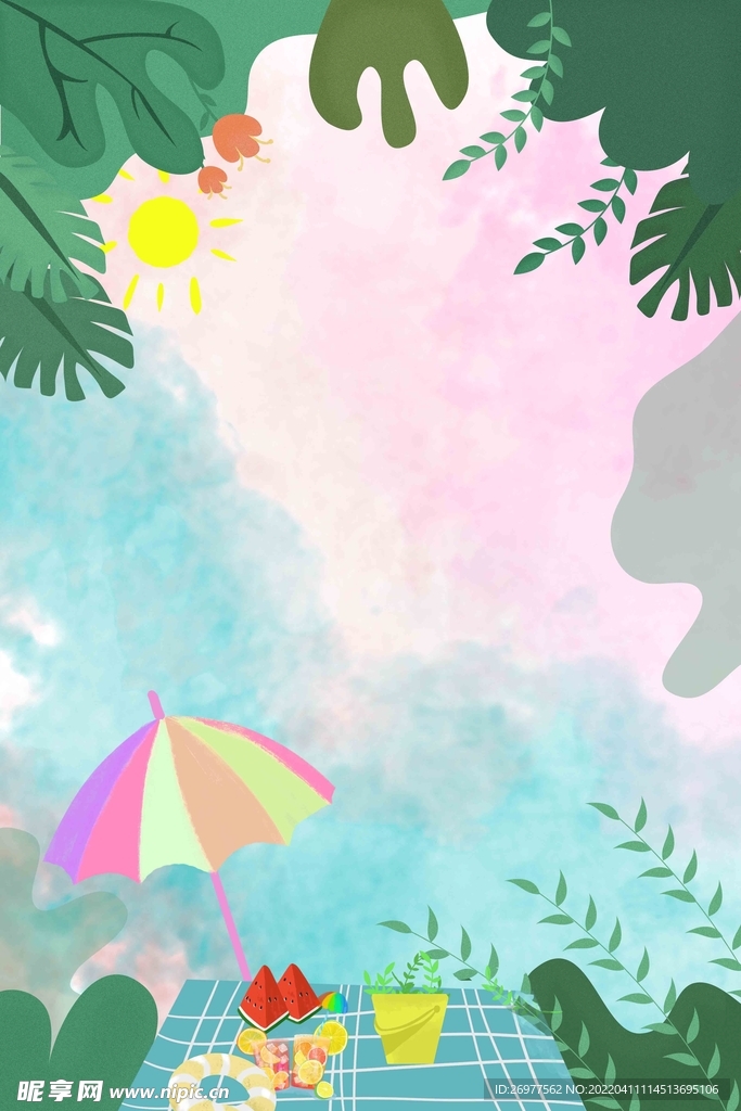  夏日背景